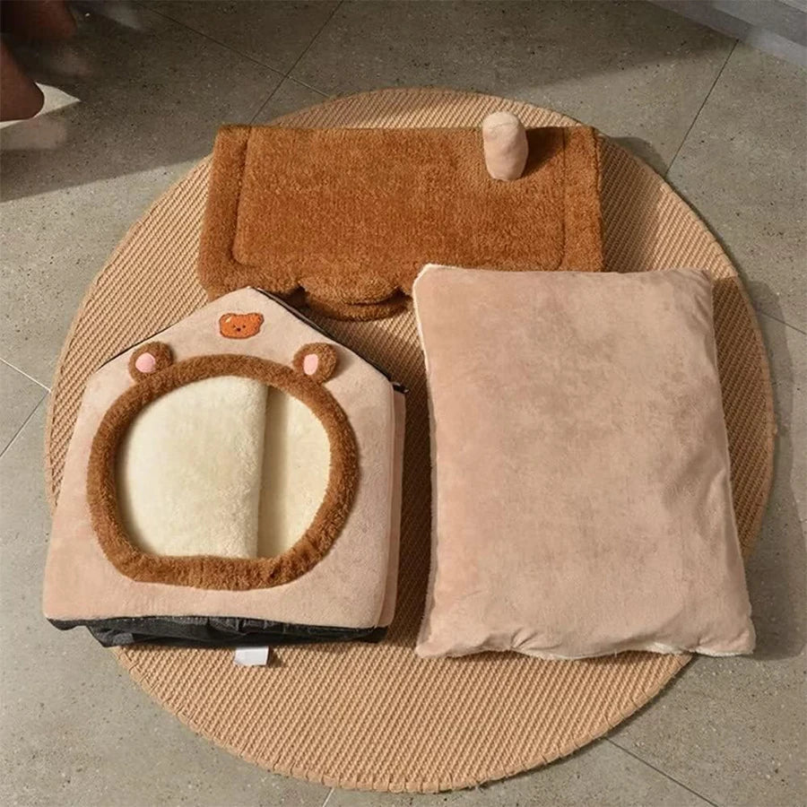 The Cozy Cubby: Foldable, Washable, Purr-fectly Snug Pet House! π‘π»πΆ