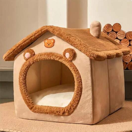 The Cozy Cubby: Foldable, Washable, Purr-fectly Snug Pet House! 🏡😻🐶